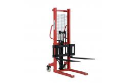 China 0.5 Ton Manual Lift Stacker Cargo Handling Pallet Stacker For Sale supplier