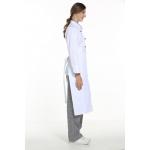 White Unisex Pants Elastic Waist Chef Uniform