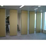Portable Soundproof Banquet Hall Sliding Partition Walls / Hanging Room Dividers for sale