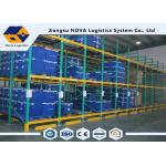 FIFO Economical Gravity Pallet Racking Power Coating For Vulnerable Goods for sale