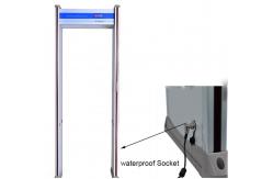 China Public Security Waterproof Body Metal Detectors With Sound And Light Alarm supplier