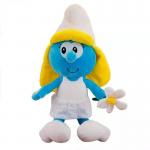 40cm Cartoon Smurf Stuffed Animal Anime Plush Toys Blue Father Blue Sister for sale