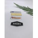 Matte Adhesive Backed Metal Labels , Anodized Aluminum Stickers for sale