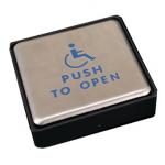 4.75”Squre Stainless Steel Push To Open Switch , Handicap Push To Open Button For Door for sale