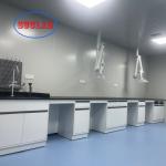 China Multi-Functional Socket Chemistry Lab Bench  Agency with DTC 105°/175° Hinge Stainless Steel Hinge and Epoxy Resin Sink manufacturer