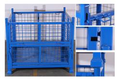 China OEM Warehouse Stackable Stillage Pallet Cage 1000Kg Load supplier