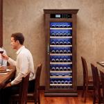 Wine Cooler Cabinet Freestanding Wine Refrigerator For Home & Commercial Use for sale