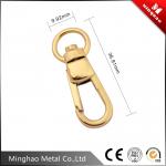High quality gold 9.92*36.81mm swivel snap hook for dog leash parts for sale