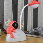 Lovely Pink Blue White Color LED Night Light 23cm High Astronaut Cartoon for sale
