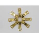 Clothing / Handbag / Hat Unique Zipper Pulls , Fix Brass Zipper Pulls Anti - Oxidant