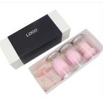 Colorful Cosmetic Packaging Boxes / Sponge Powder Custom Makeup Packaging Puff for sale