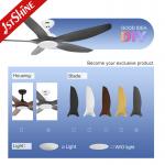 Plastic Blade 52 Inch LED Ceiling Fan With LED Light APP Control