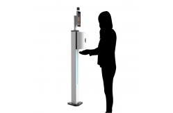 China All In One 1000ml Contactless Sanitizer Dispenser Face Recognition supplier