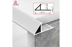 China Polished Tile Aluminum Edge Trim , Triangle Tile Trim 10mm Height supplier