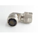 Right Angle Solder Wire Plug Circular Wire Connector 10 Pin For Servo Brake Cable for sale