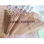 Bronze Color 8mm Metal Mesh Curtain Flexible Aluminum Coil Interior Ceiling Decoration for sale
