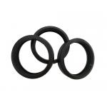Durable Nitrile Rubber Ring Custom Compression Molding Parts Ring