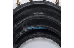China 360306H-3 Industrial Air Springs Triple Convoluted Rubber Bellows With 280mm Nominal Diameter supplier