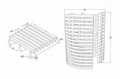 China 0.10 Mm Minimum Slot Width Industrial Sieve Screen for Precise Sieving supplier
