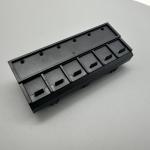 CAT5e/CAT6/CAT6A Patch Panel Front Panel Adapter 6 Slots for RJ45 Keystone UTP Black