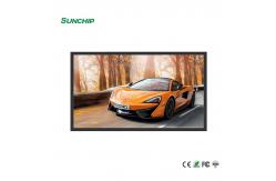 China Touch Screen Wall Mount 500nits LCD Digital Signage Display supplier