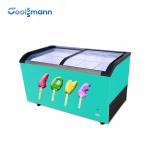 273 - 645L Ice Cream Display Freezer Clear Tempered Glass Showcase Easy To Clean for sale