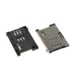 2.2mm Height Micro Sim Card Connector Sockets 8 Pin Push Extended Type for sale