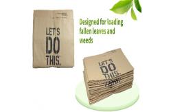 China Recyclable Open Top Lawn Paper Bags With Custom Linings supplier