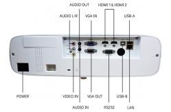 China 5500 Lumens Brightness 3LCD Laser Projector With Flexible Installation Options supplier