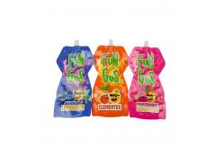 China Irregular Shape Drink Beverage Packaging Spout Pouch With Own Logo Printing supplier