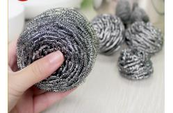 China Household Cleaning Metal Scouring Ball Helical Structure Not Easy To Drop Crumbs supplier