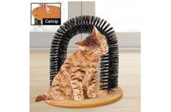 China Arch Bristle Ring Pet Cleaning Brush Self Grooming For Controlling Shedding supplier