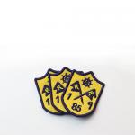 Heat Transfer 1.1mm Thickness Custom Embroidered Patches for sale