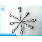 Custom Portable Aircraft Cable Assemblies Security Eyelet And Stake Eyes Terminal