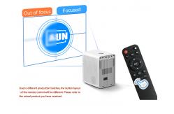 China F1 White Netflix Licensed Projector Mini 1080P Auto Focus Projector supplier