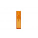 Orange Color Refillable Glass Perfume Bottle 10ml Square Shape Atomizer for sale