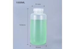 China 1000ML Chemical Science Lab Bottles PP Plastic For Laboratory Sample supplier