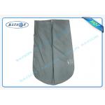 Grey Suit And Dress Covers , Non Woven Fabric Bags With PVC Film for sale