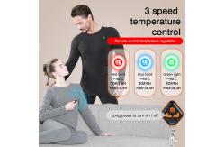 China Fleece Lined Electric Heated Underwear Set Women Wireless Remote Control Temperature supplier
