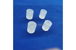 China High Purity Transparent Frosted Fused Quartz Glass Rod supplier