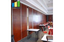 China Banquet Hall Sliding Acoustic Movable Partition Walls America / Mobile Sound Proof Partitions supplier