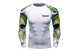 China MMA Sports Custom Swim Rash Guards  Digital Sublimation Printing Classical Collar supplier