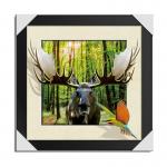 Custom Posters 3 Dimensional Pictures 40x40 Cm Giraffe Large Size for sale
