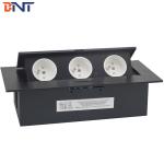 No MOQ 110~240V Rated Voltage Square Button Desk Pop Up Multimedia Jack for sale