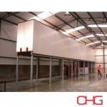 Automatic Plastic Spraying Equipment Professional Bridge Style Powder Curing Polymerization Oven with Conveyor System for sale