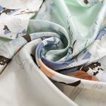 Printed Silk Fabric 6A Grade Pure Lightweight Silk Fabric 22mm Charmeuse for sale