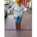 Single Layer Frosted 0.07mm CPE Transparent Backpack Bag For Travel