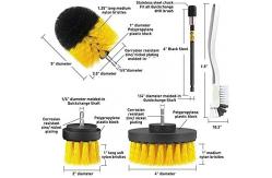 China 5 Pieces 10cm Cordless Drill Scrub Brush Attachment Polypropylene Wire supplier
