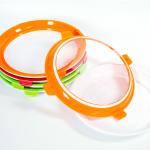 Round PP TPU Food Preservation Tray Diameter 37.5cm