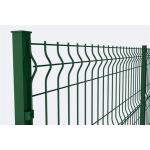 Hot Galvanized Welded Mesh Fencing Metal PVC Coated Green 3D V Bending Curved for sale